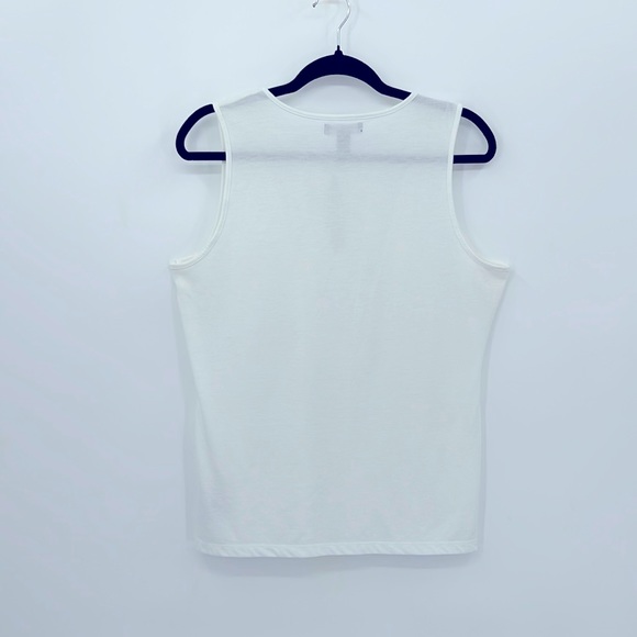Chaps Ruffle Sleeveless Top - Picture 2 of 2